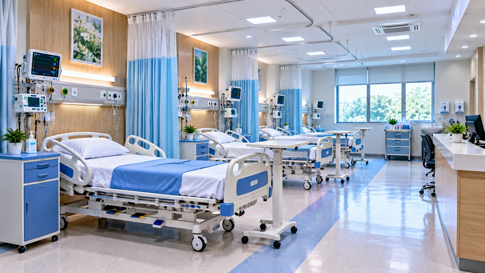 Inpatient Wards and Patient Rooms at Lakhisarai Institute of Nursing and Hospital