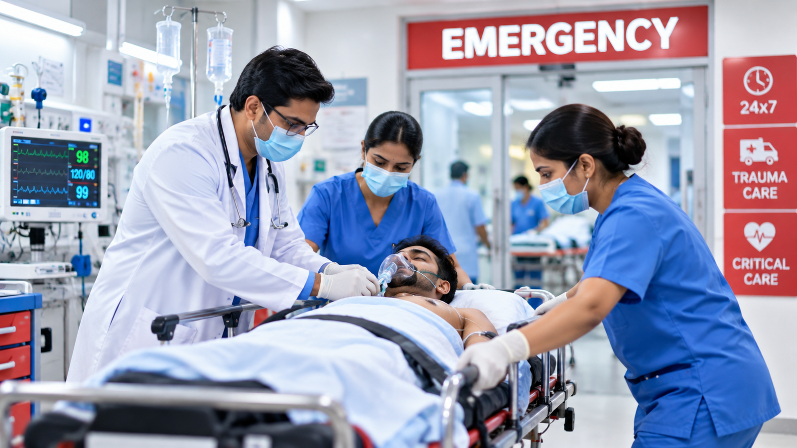 Emergency & Trauma Care Department - Lakhisarai Institute of Nursing and Hospital